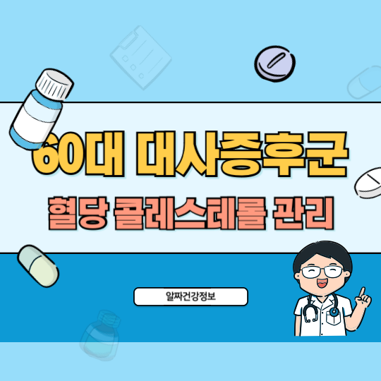 60대_대사증후군_혈당_콜레스테롤_관리