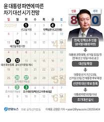 대선일정