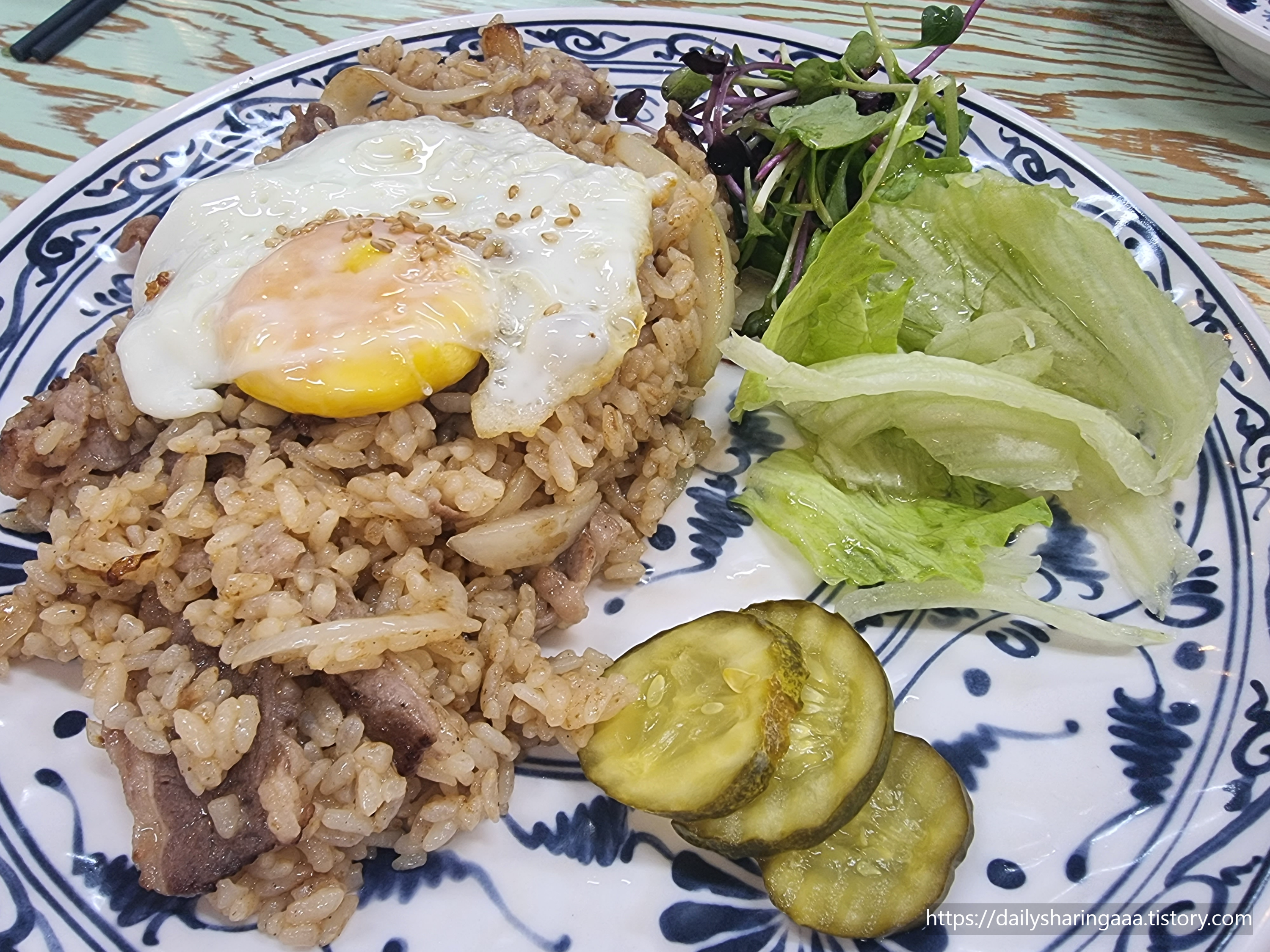 청라_베트남노상식당_2인세트_소고기볶음밥