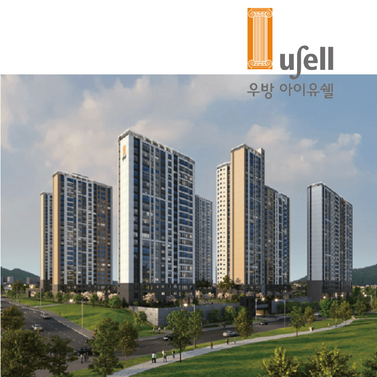 안성 우방아이유쉘 에스티지 조감도 1