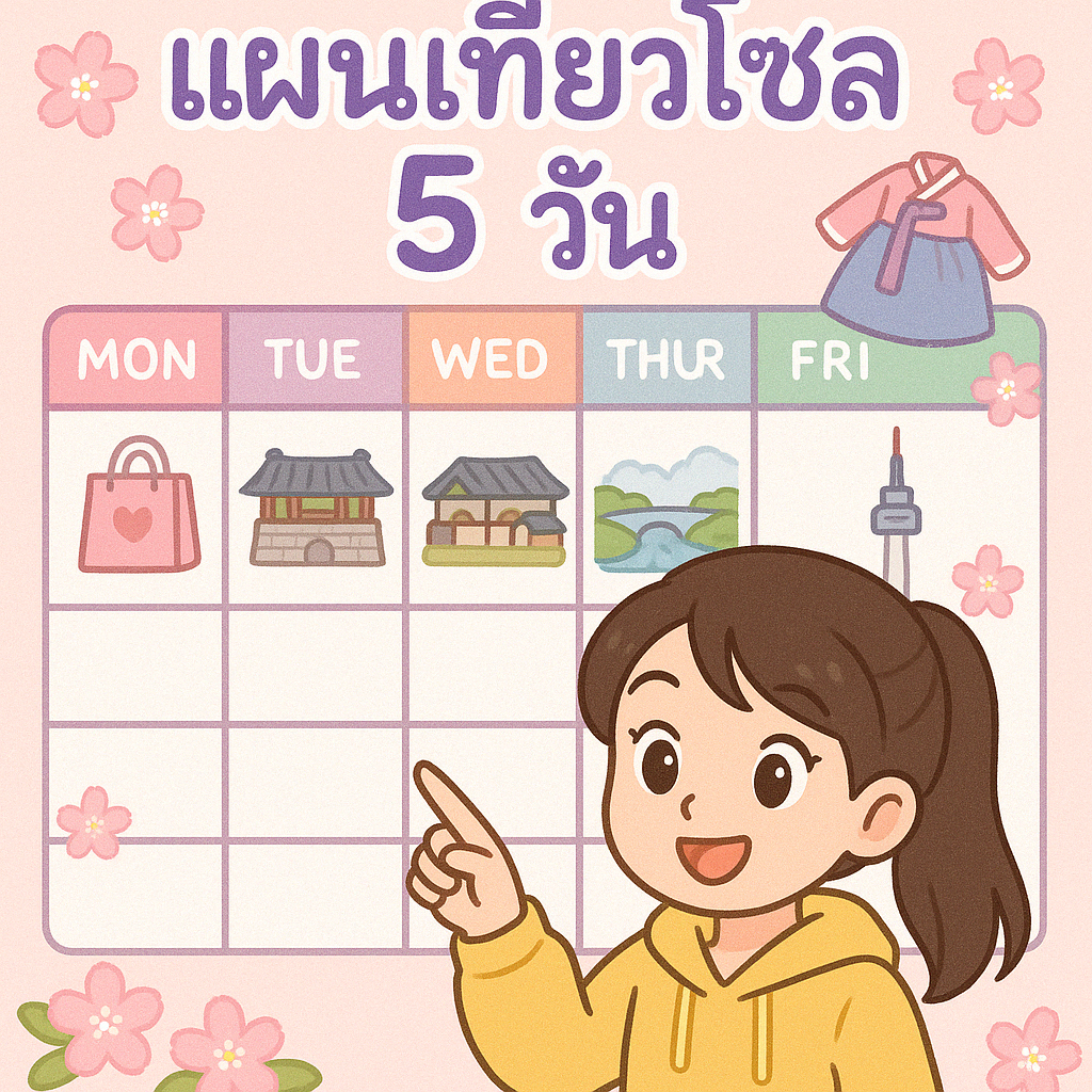 คู่มือเที่ยวโซล: เส้นทางท่องเที่ยวสุดเพอร์เฟกต์สำหรับมือใหม่