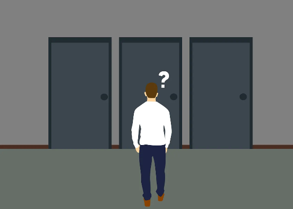 여러 선택지 앞에서 멈춰 선 상태