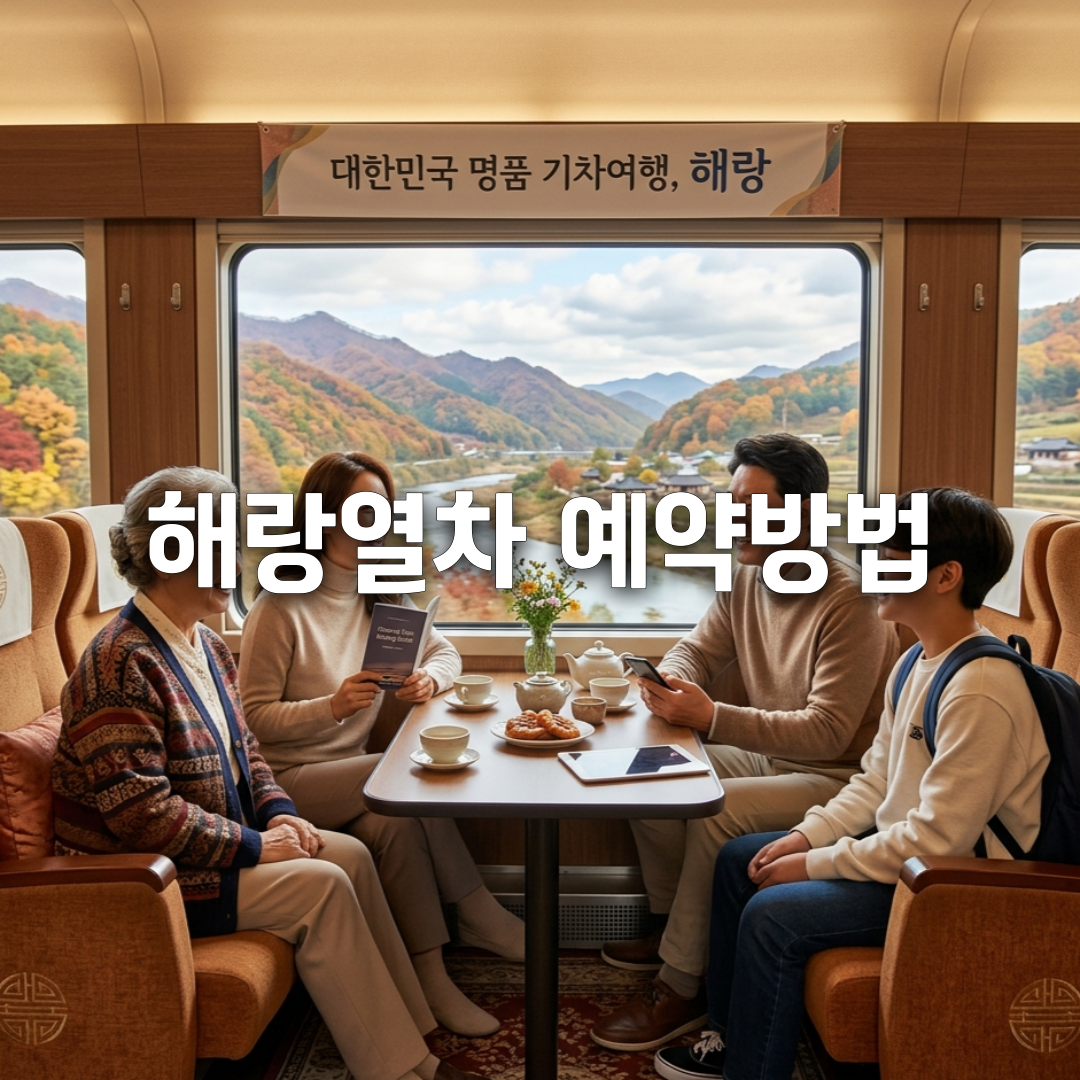 국내 기차여행 끝판왕🚉 레일크루즈 해랑 가격부터 예약까지