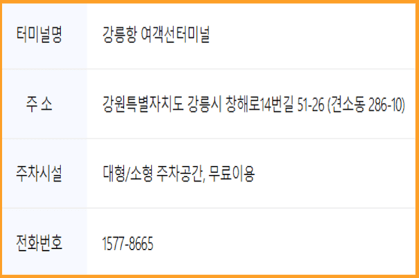 서울에서 울릉도 가는 방법