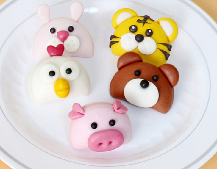 동물모양 송편만들기