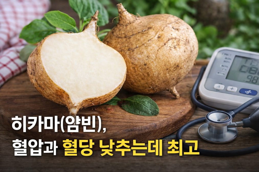 히카마(얌빈)로 혈압·혈당 잡는 법