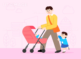 아빠 보너스제 육아휴직 급여 인상!