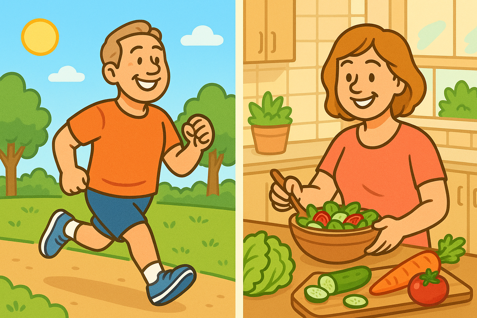 무병 장수를 위한 식생활과 운동