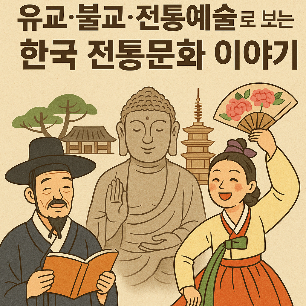 유교·불교·전통예술로 보는 한국 전통문화 이야기 – 다시 빛나는 우리의 뿌리
