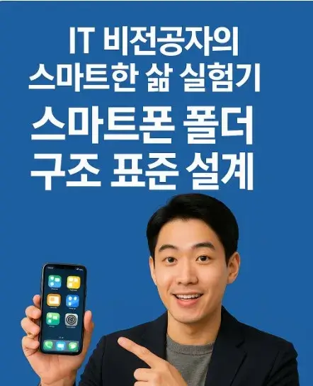 50대 IT 비전공자의 스마트한 삶 실험기 스마트폰 폴더 구조 표준 설계