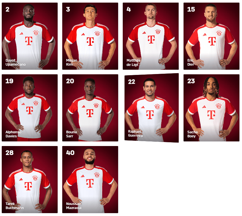 바이에른 뮌헨 수비수