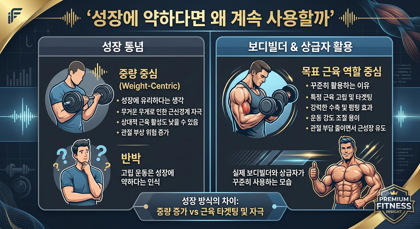 성장에 약하다면 왜 계속 사용할까