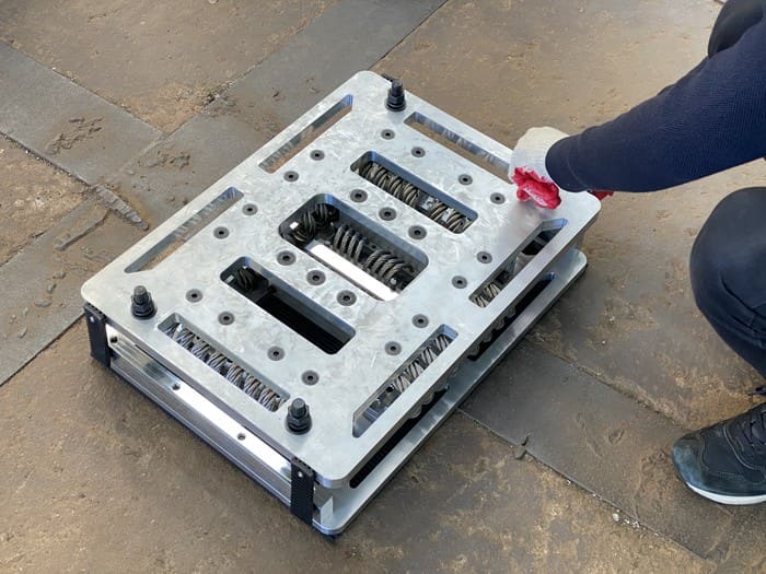 모듈러 주택 운송 '충격 저감 시스템' 