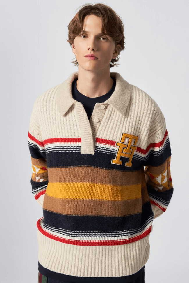 타미힐피거 니트