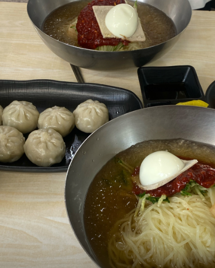 만두와 물밀면