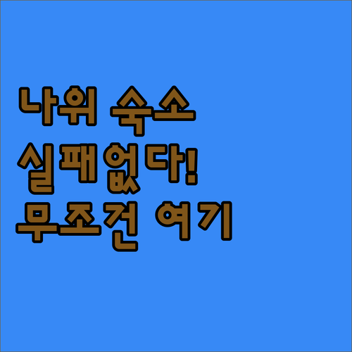 인도네시아 나위 여행에서 실패 없는 ..