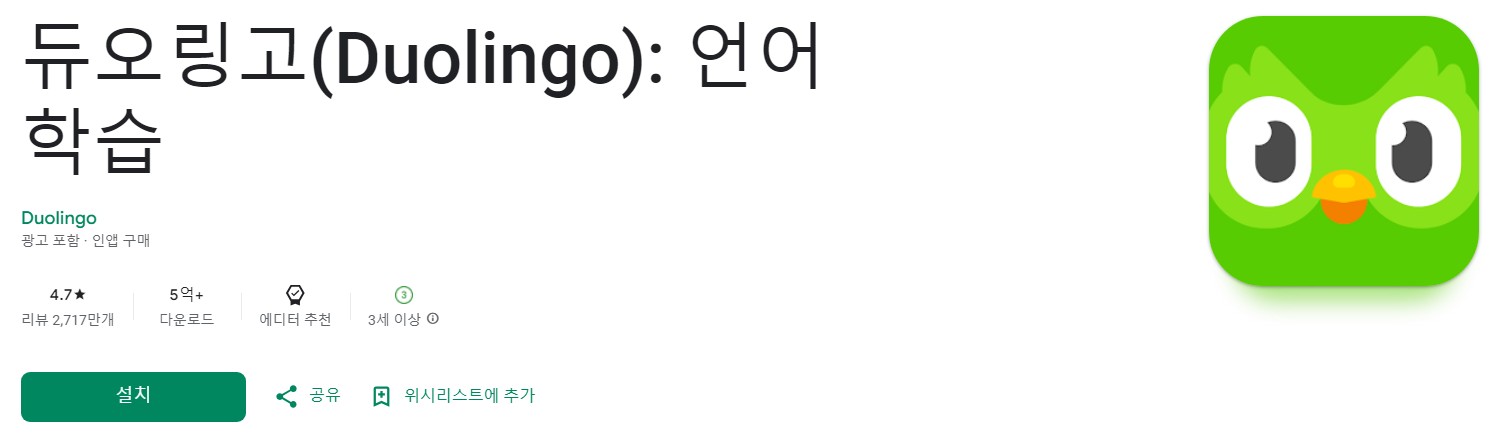 듀오링고앱 소개