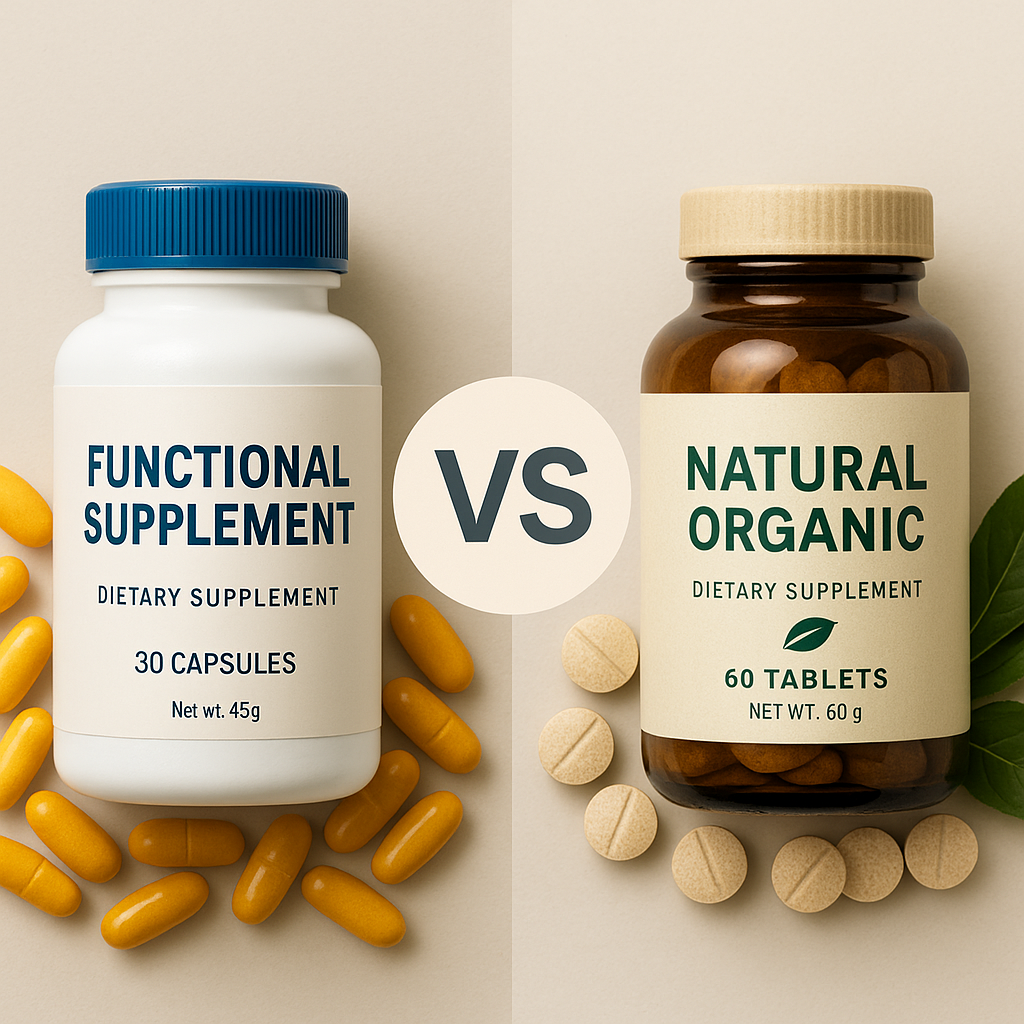 기능성 식품 vs 천연 유래 성분