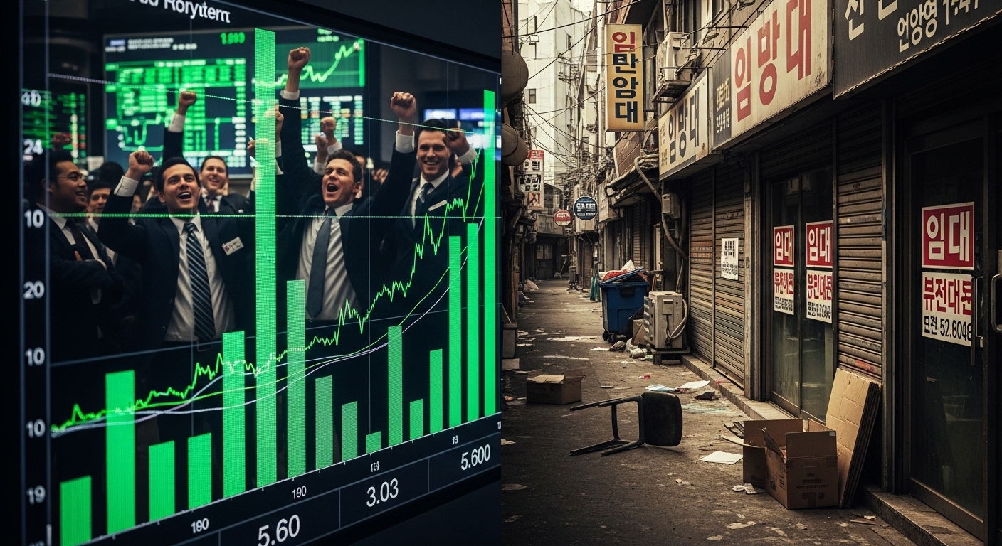 증시 6000시대에 왜 서민은 더 힘든가 — 낙수효과가 사라진 한국 경제 진단