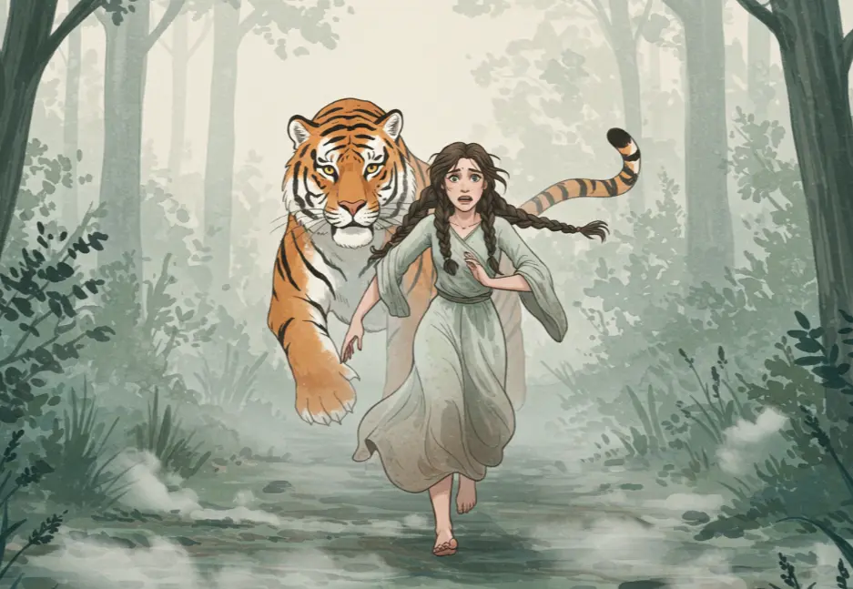 호랑이에게 쫒기는 꿈 해몽