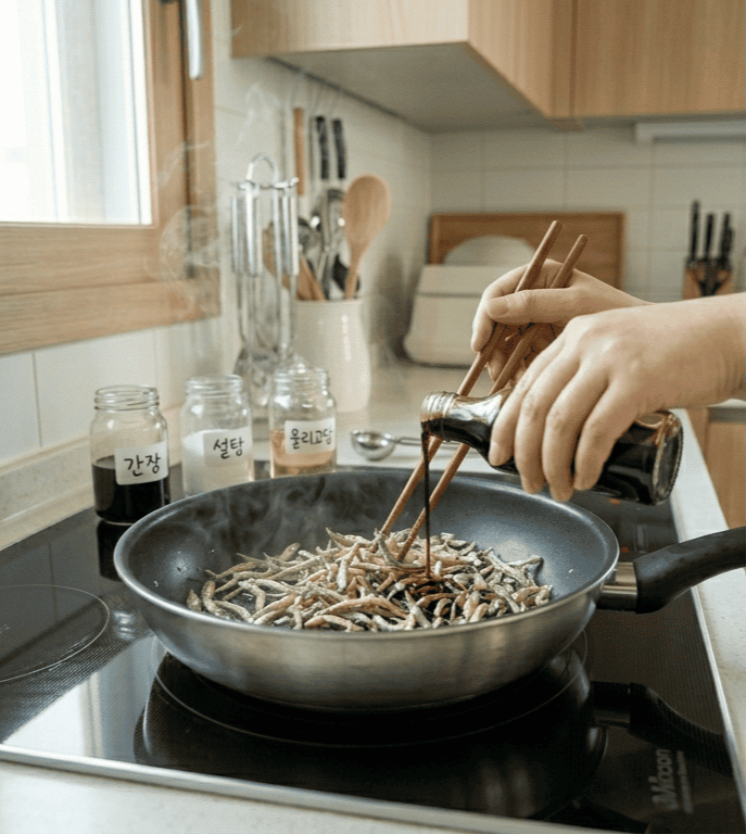 멸치볶음 맛있게 만드는법
