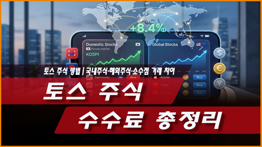 토스 주식 수수료 총정리|국내주식·해외주식·소수점 거래 차이