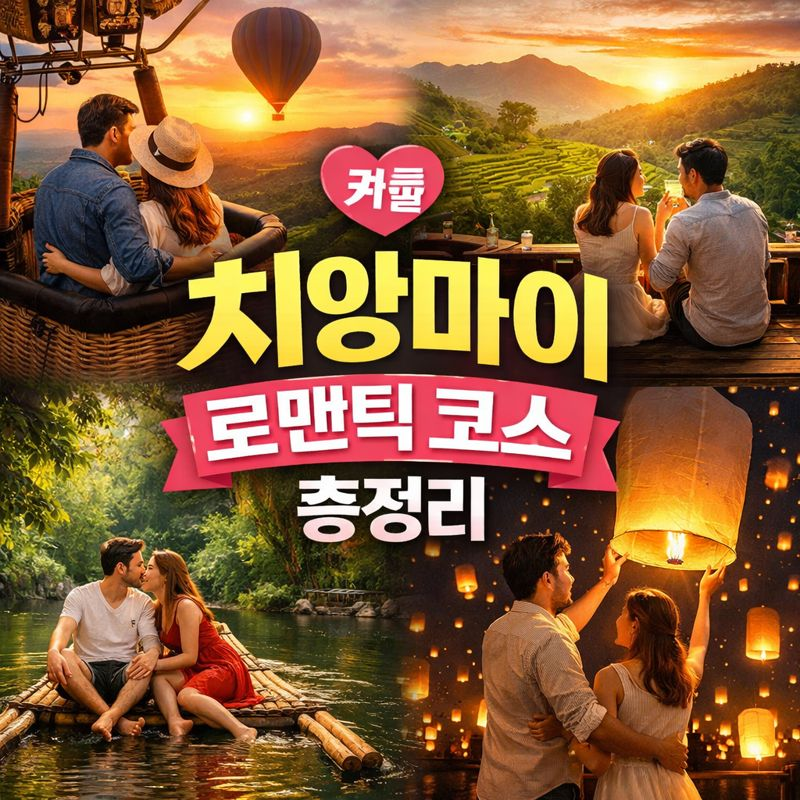커플이 치앙마이 여행 가면 꼭 가야 할 로맨틱 코스 총정리