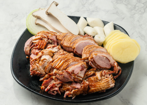 고수의 부엌 오리 요리 남양주 천하장사 오리로스 백숙 오리주물럭 장아찌