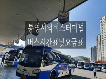 통영 고속버스터미널 시간표 승차권 예매_15