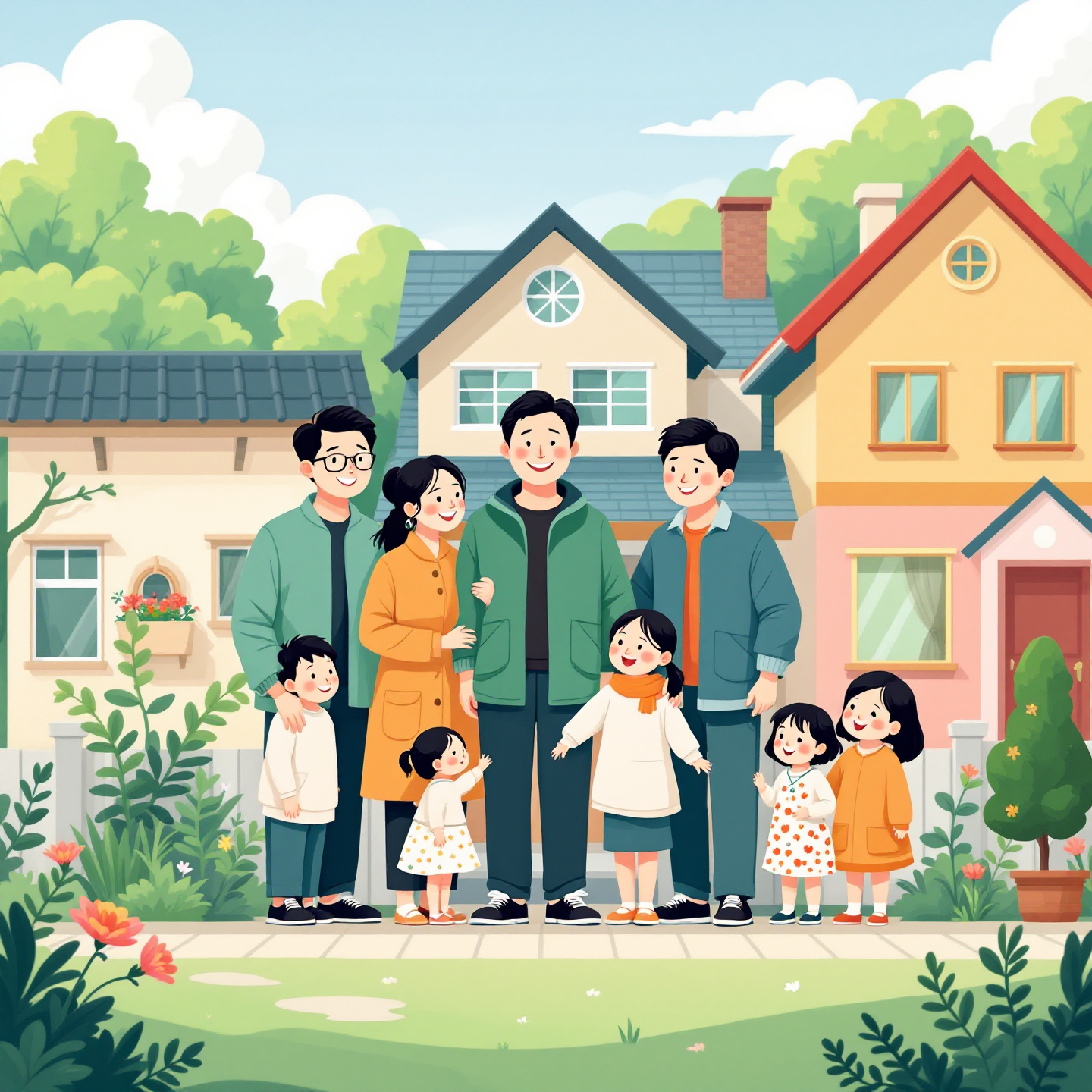 주담대 6억 제한 주택정책을 상징하는 가족