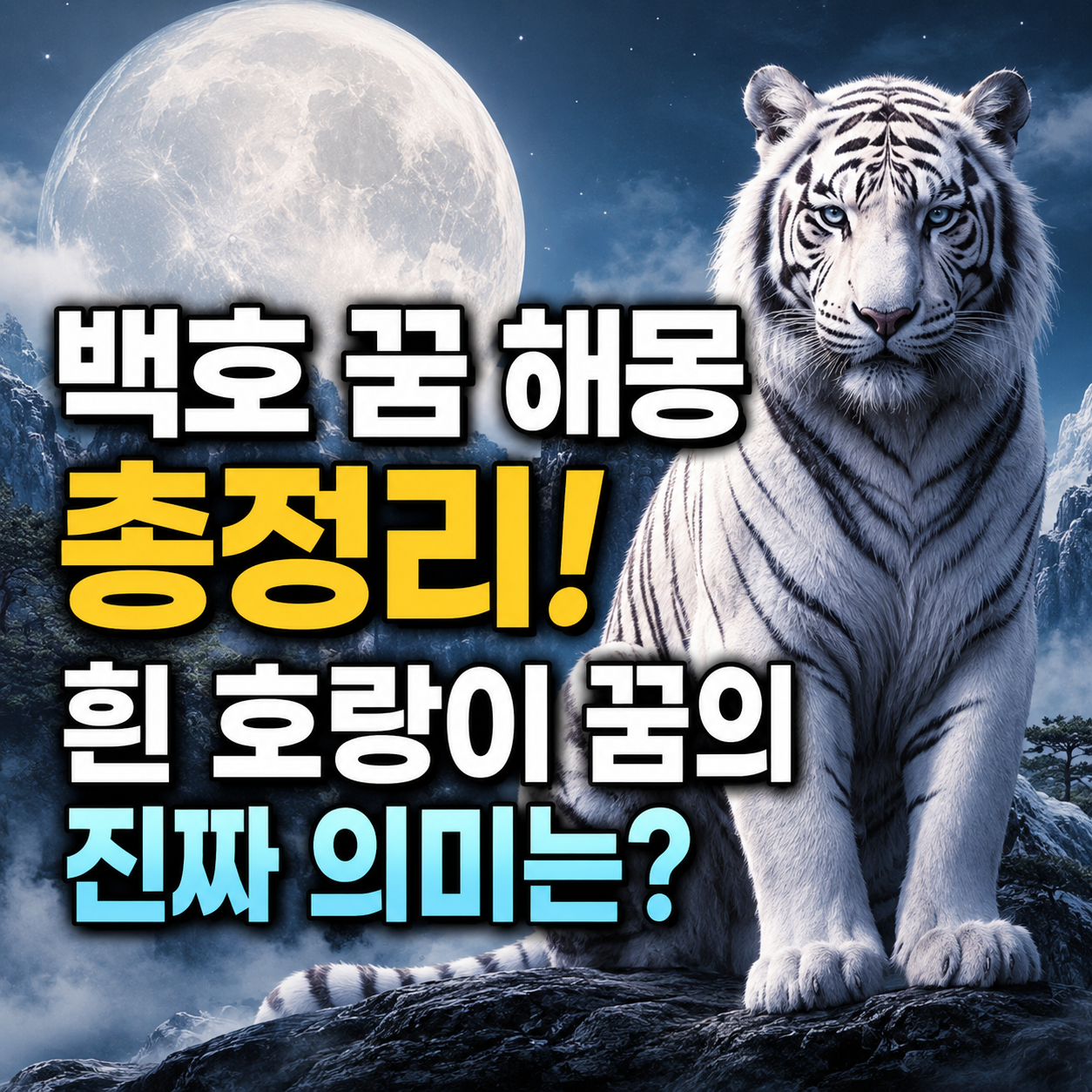 백호 꿈