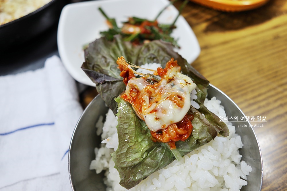 초량동 불백거리의 부경불백(치즈돼지불백), 부산역 근처