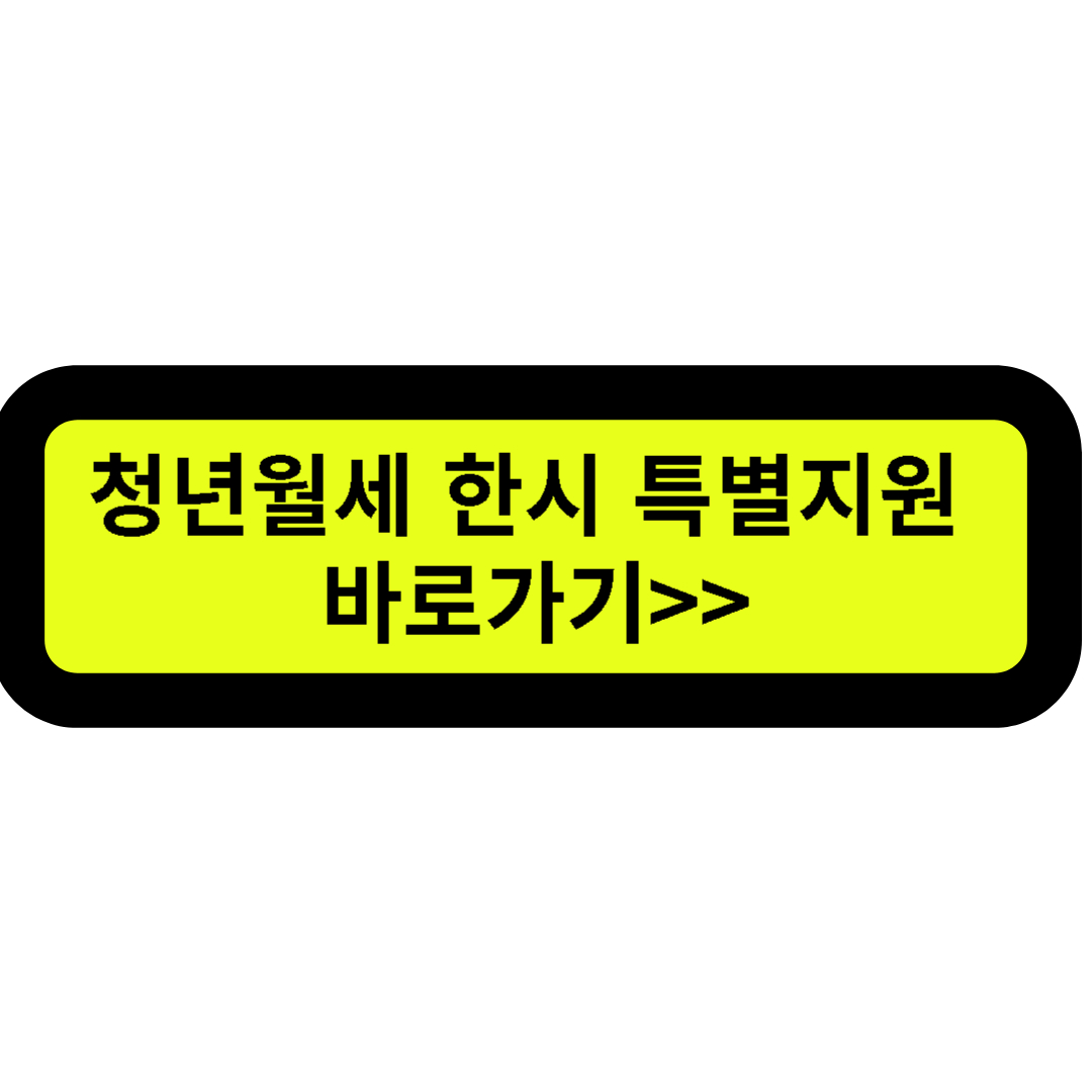 청년월세 한시 특별지원