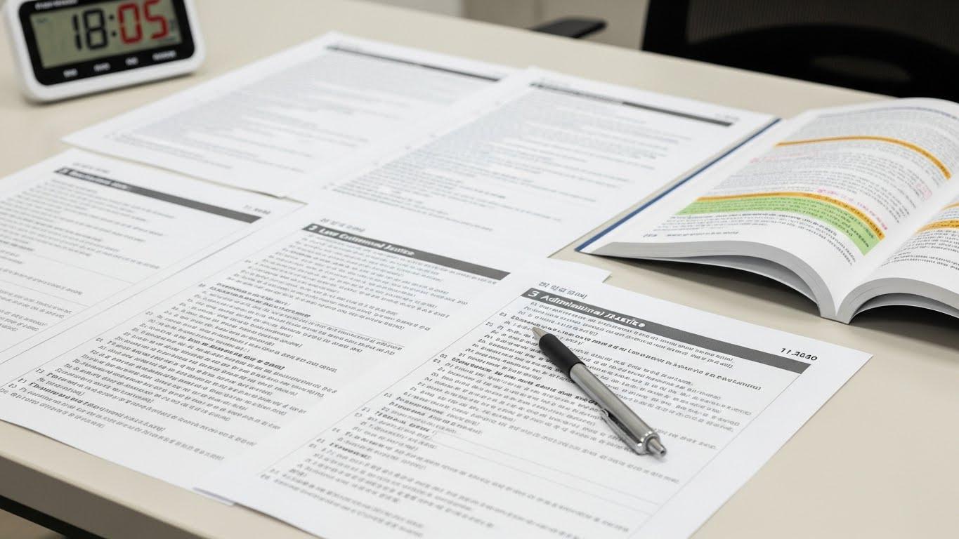 경찰 승진대비 격주 모의고사: 강해준 실무종합