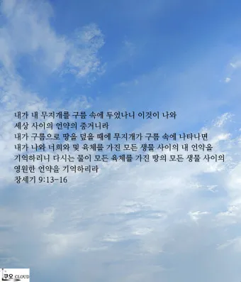 창세기 7장 노아 가족을 구원하신 나의 영적 방주이신 예수님 묵상과 기도_8