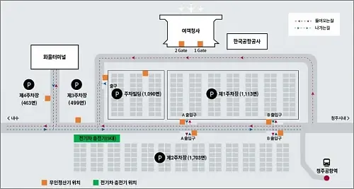 청주공항-주차장