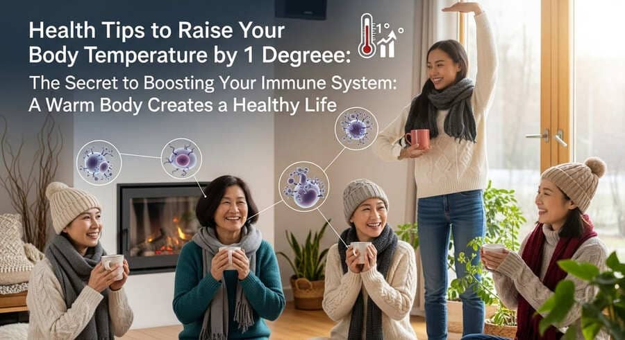 체온 1도 올리는 건강법: 면역력 증진의 비밀 따뜻한 몸이 만드는 건강한 삶