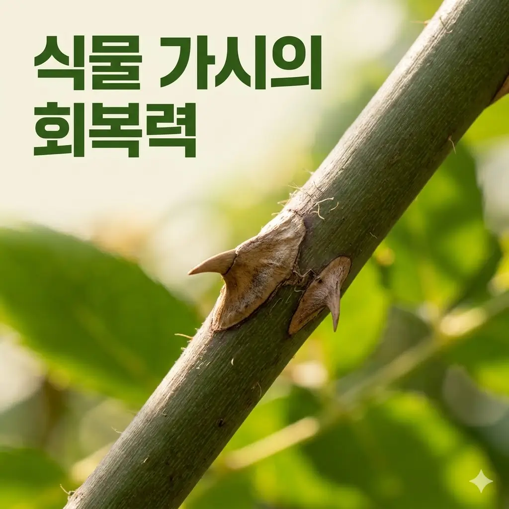 가시가 탈락한 뒤 식물은 어떻게 회복할까요
