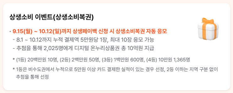 상생소비 이벤트