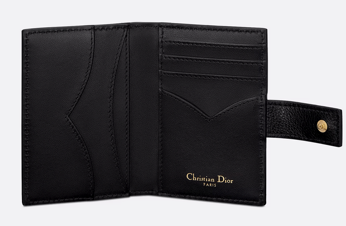 Dior Caro 버티컬 카드 지갑 내부