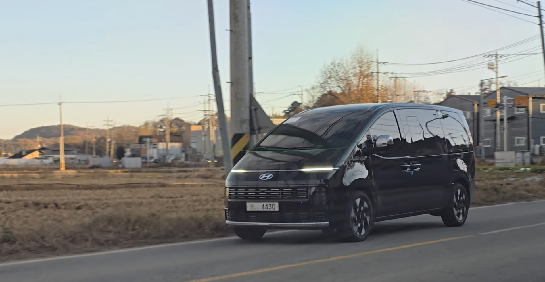 현대자동차 스타리아 페이스리프트 테스트카 (출처 : 힐러TV)