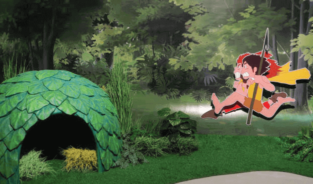 미래소년 코난이 플러스칩 섬에서 포비와 처음 만나다