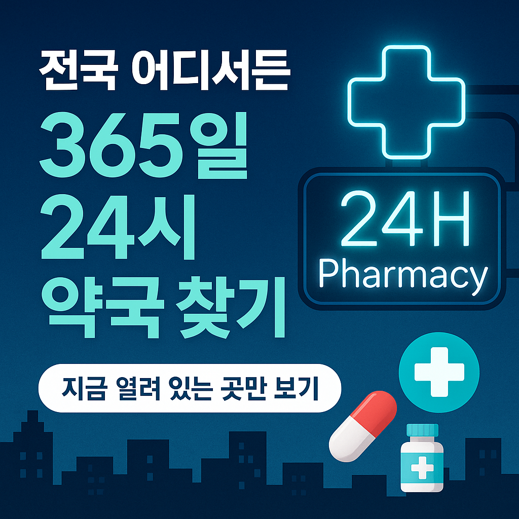 대구시 휴일지킴이 약국 찾기