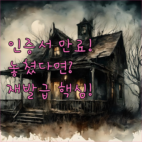 공동인증서 갱신 기간 놓쳤을 때 재발..