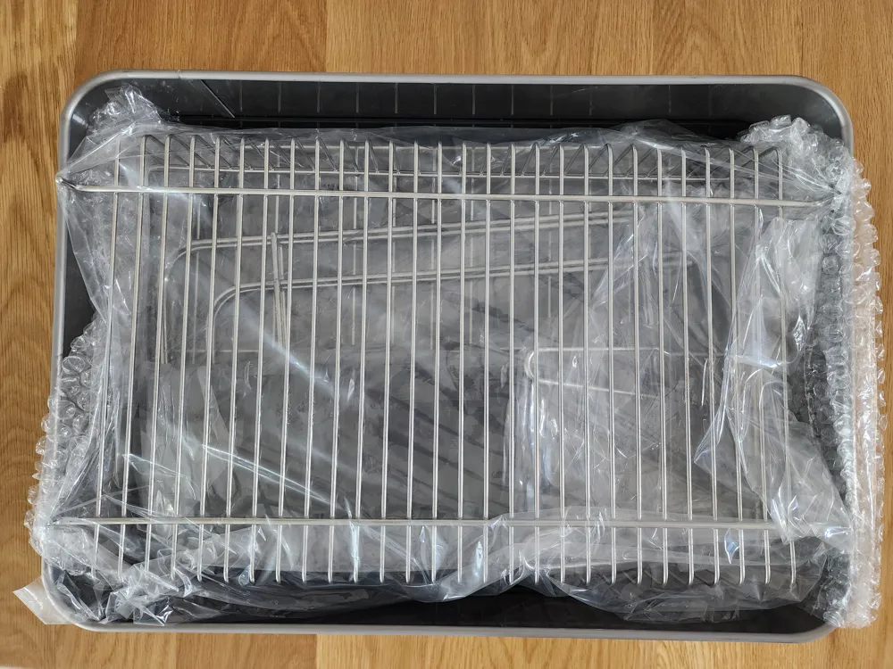 식기건조대 2단 미조립 상태