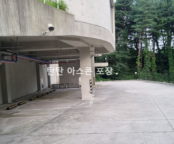 용인 아스콘 포장 시공 작업