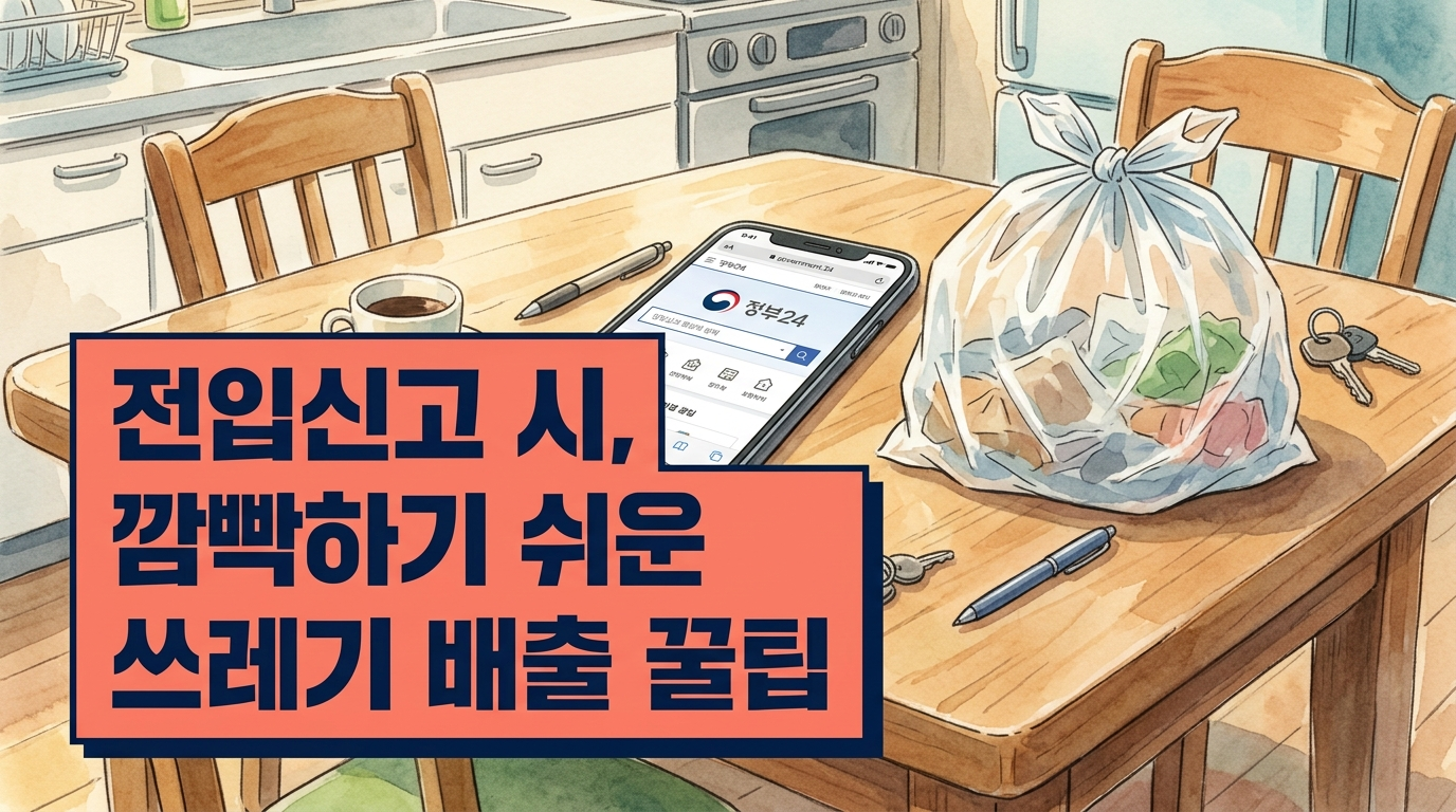 온라인 전입신고 후 오프라인 주민센터 방문을 통한 스티커 발급 성공 사례