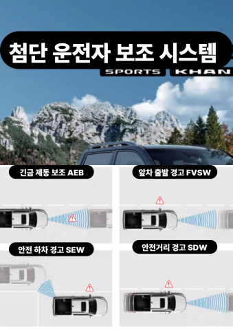 첨단 안전 사양 (ADAS)1