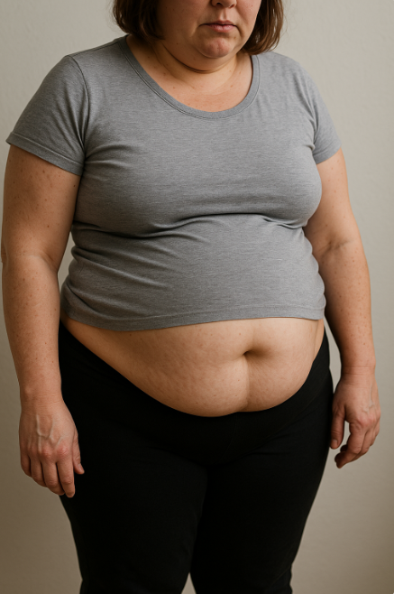 뱃살만 찌는 이유 관련 사진