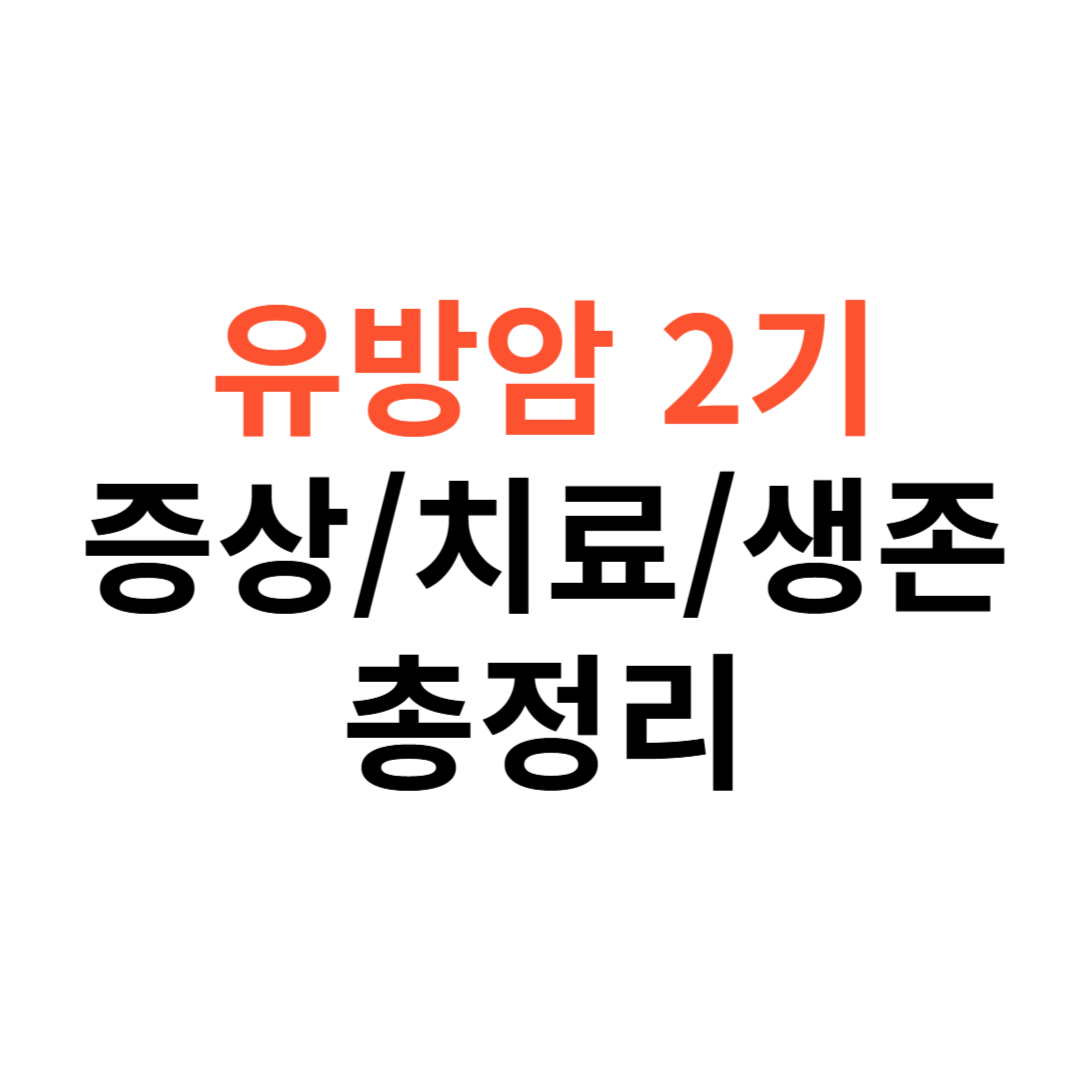 유방암 2기 증상